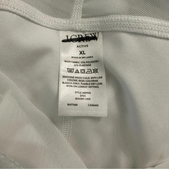 J. Crew Women's White Active CloudStretch Side-Split Sports Dress Size XL NWT - Picture 9 of 12